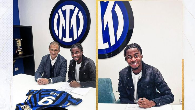 Yvan Maye firma contratto Foto profilo Instagram, Internews1908.it