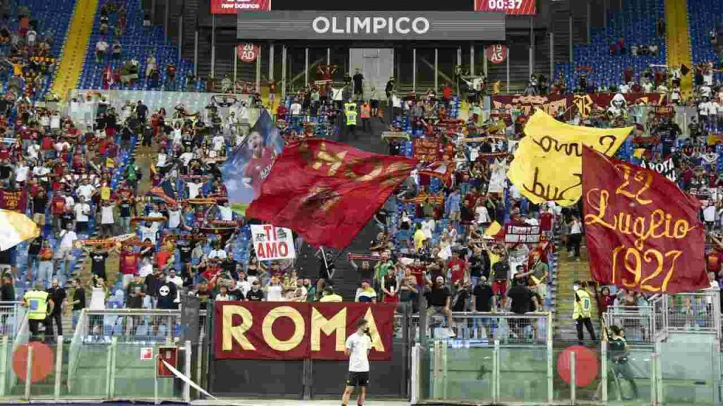 Curva Sud Roma Foto LaPresse, Internews1908.it